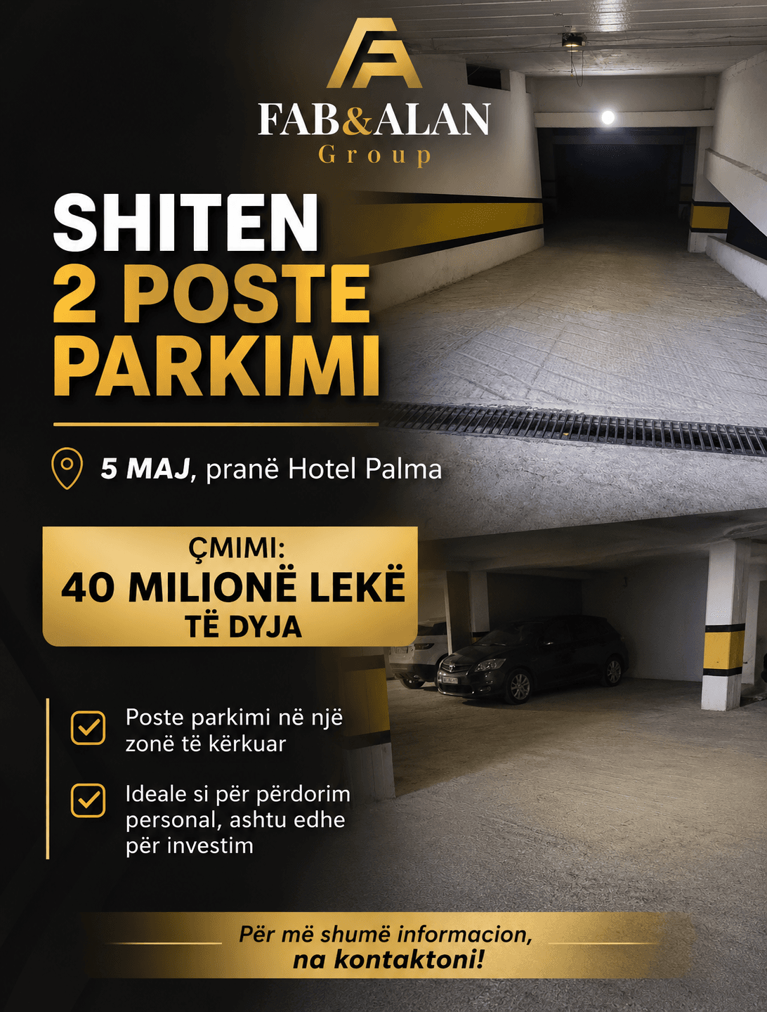 🚗 SHITEN 2 POSTE PARKIMI – 5 MAJ