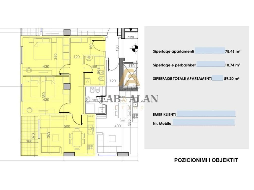 NE PASKUQAN APARTAMENT 2+1 PER SHITJE! 3