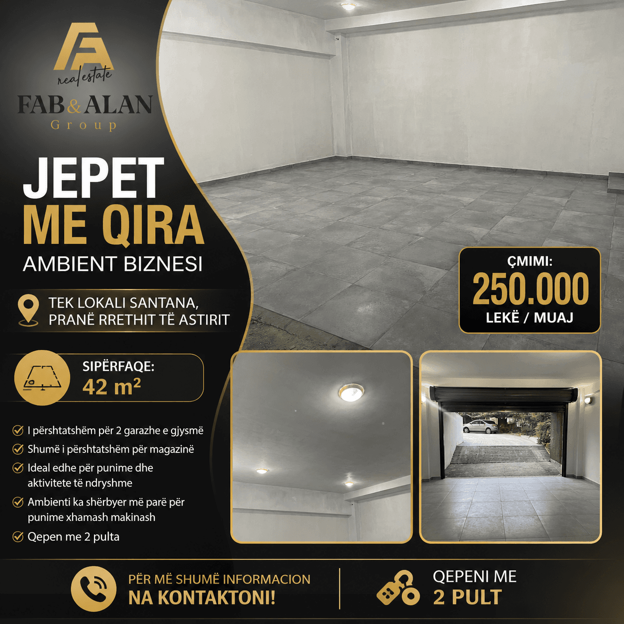 🏢 JEPET ME QIRA AMBIENT BIZNESI – ASTIR
