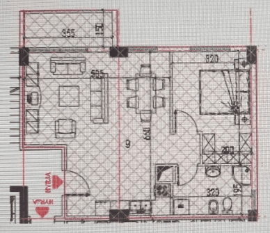 🏡 SHITET APARTAMENT 1+1 – PALLATET E TOM DOSHIT, SHKOZE 3
