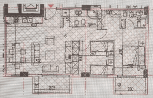 🏡 SHITET APARTAMENT 2+1+2 – PALLATET E TOM DOSHIT, SHKOZË 2