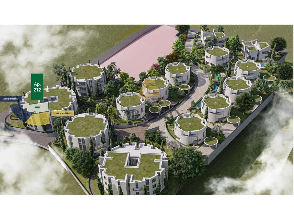 Apartament Modern 2+1 me Ballkon – Rezidenca Green Valley, Liqeni Artificial Çmimi 378,000€ 2