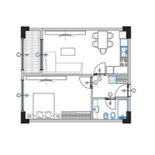 Apartament 1+1 Për Shitje në Qerret, Kavajë - 99,680€ | 71 m² 2