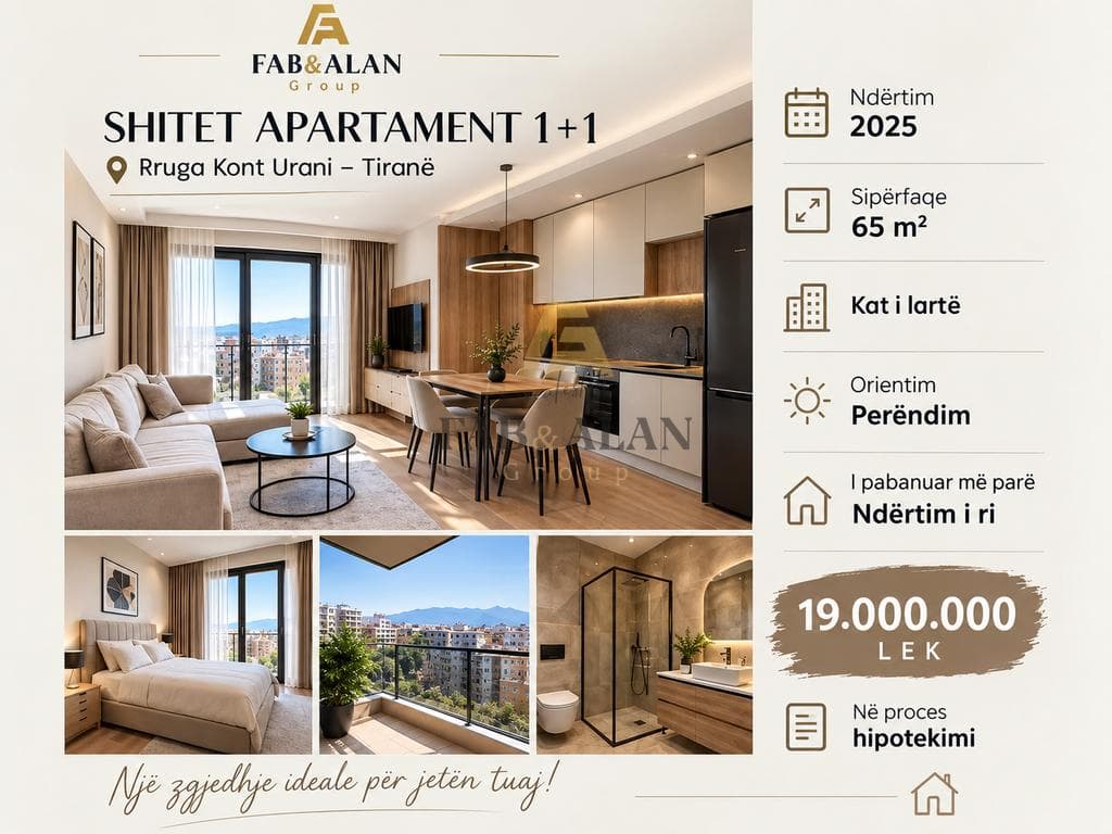 SHITET APARTAMENT 1+1