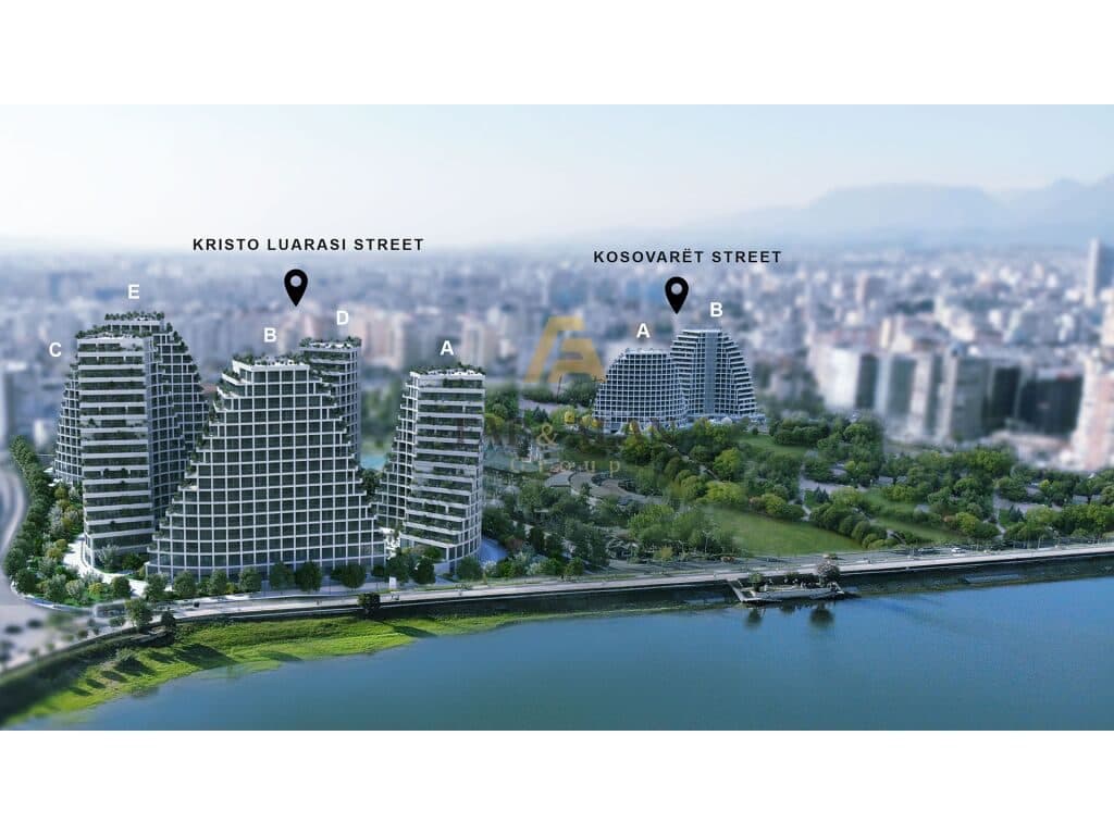 ESKLUZIVE,TEK LAKE VIEW APARTAMENT 3+1+2 + VERANDE +2 POSTE PARKIMI PER SHITJE ! 4