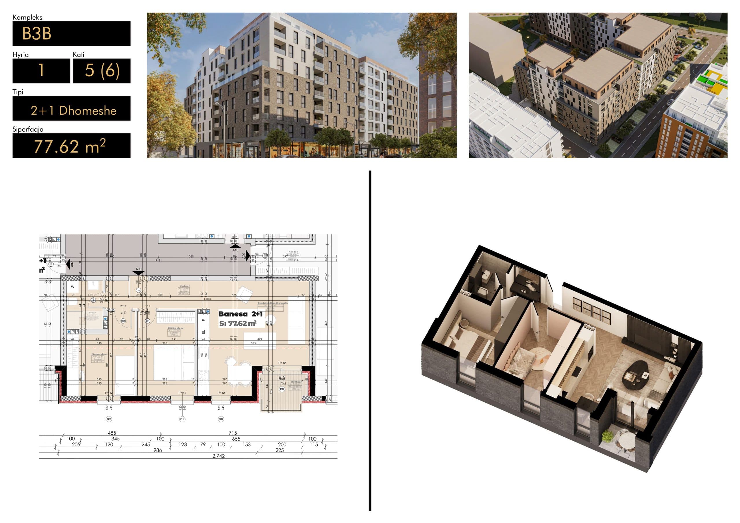 Banesë moderne në Kompleksin B3B
