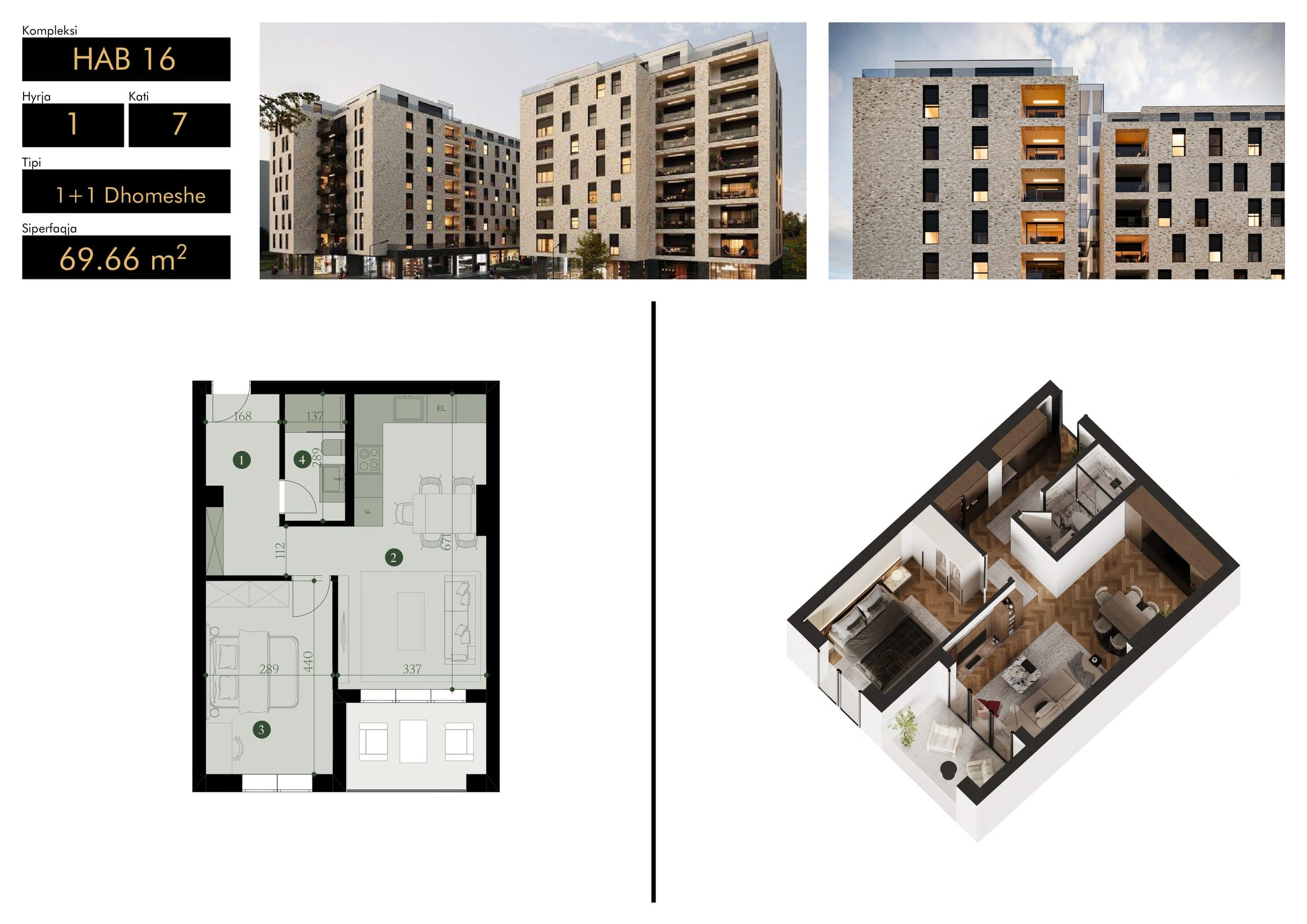 Banesë moderne në Kompleksin HAB 16