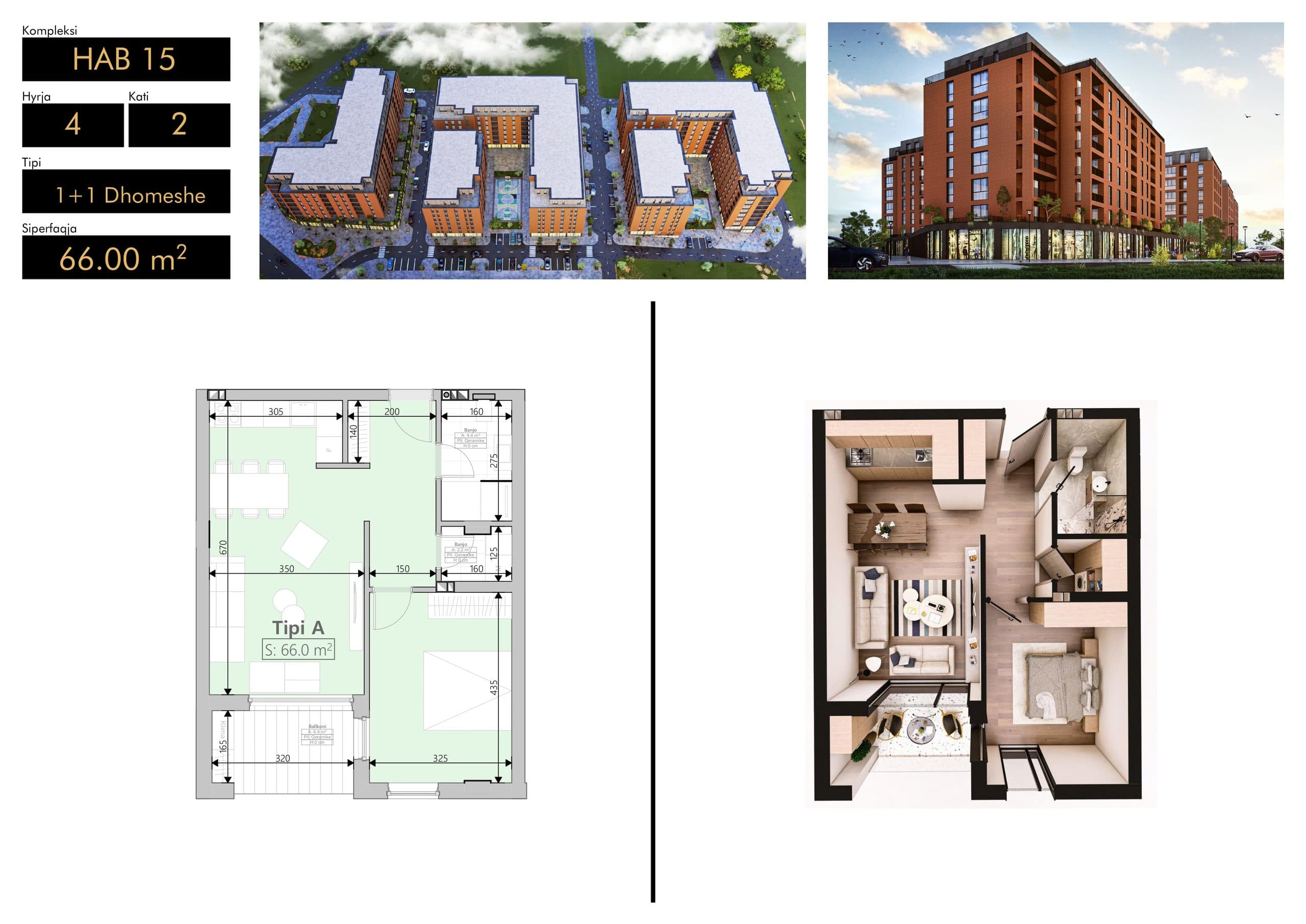 Banesë moderne në Kompleksin HAB 15