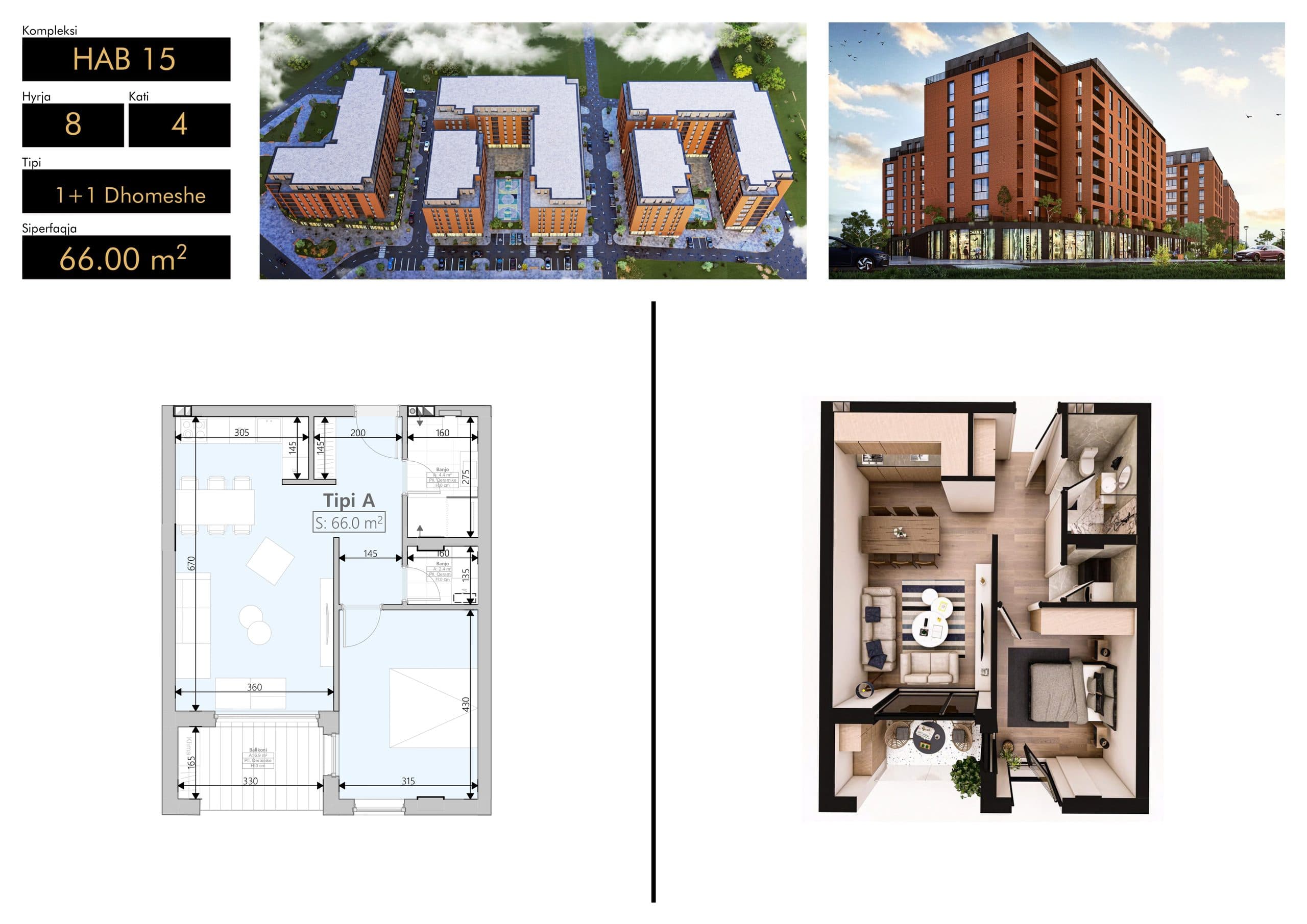 Banesë moderne në Kompleksin HAB 15