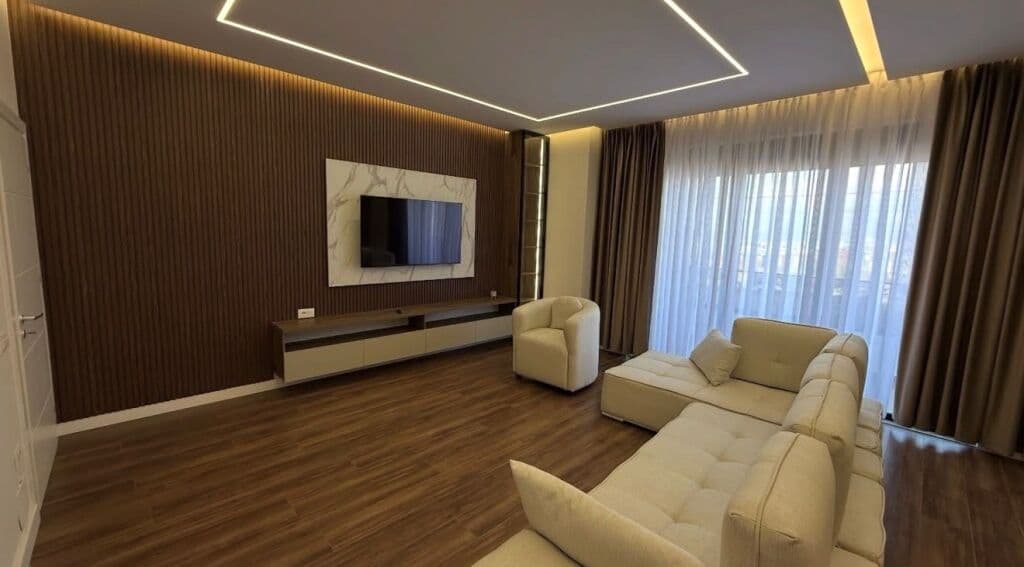 🏡 Apartament 2+1+2 për Qira 📍 Kodra e Diellit – Kompleksi Aleksandros