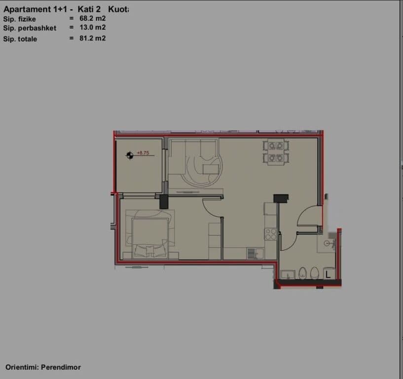 Apartament 1+1 për shitje në Rezidencën Aluna 2, Paskuqan 4