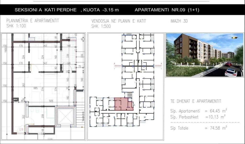 🏢Apartament për shitje Rezidenca Familjare Paskuqan 3