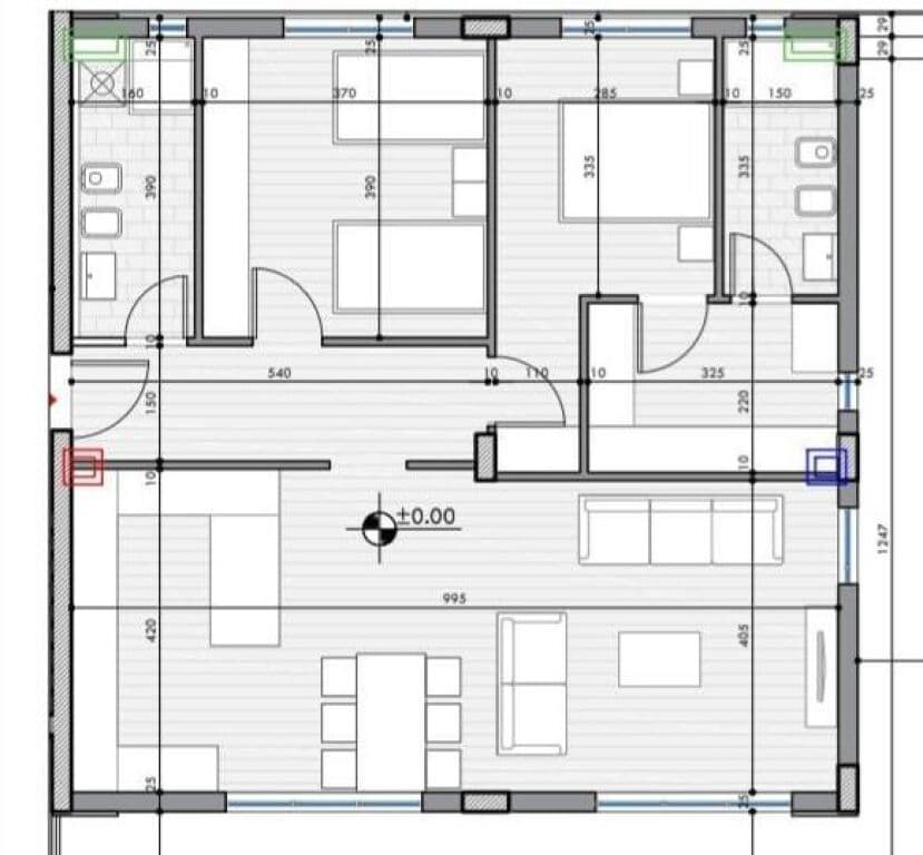 🏡 Apartament 2+1+2 për Shitje në Eden Residence, Sauk 2