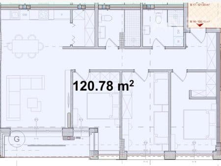 Banesë në shitje 113.80m² në Kalabri 2