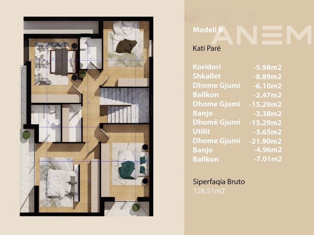 Shtëpi në shitje 220m² në Çagllavicë 4