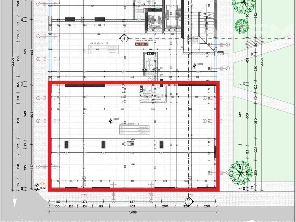 Lokal në shitje 181m² në Bregun e Diellit 3
