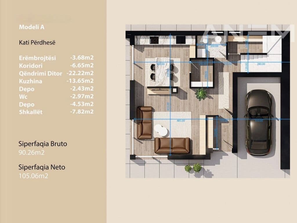 Shtëpi në shitje 172m² në Çagllavicë