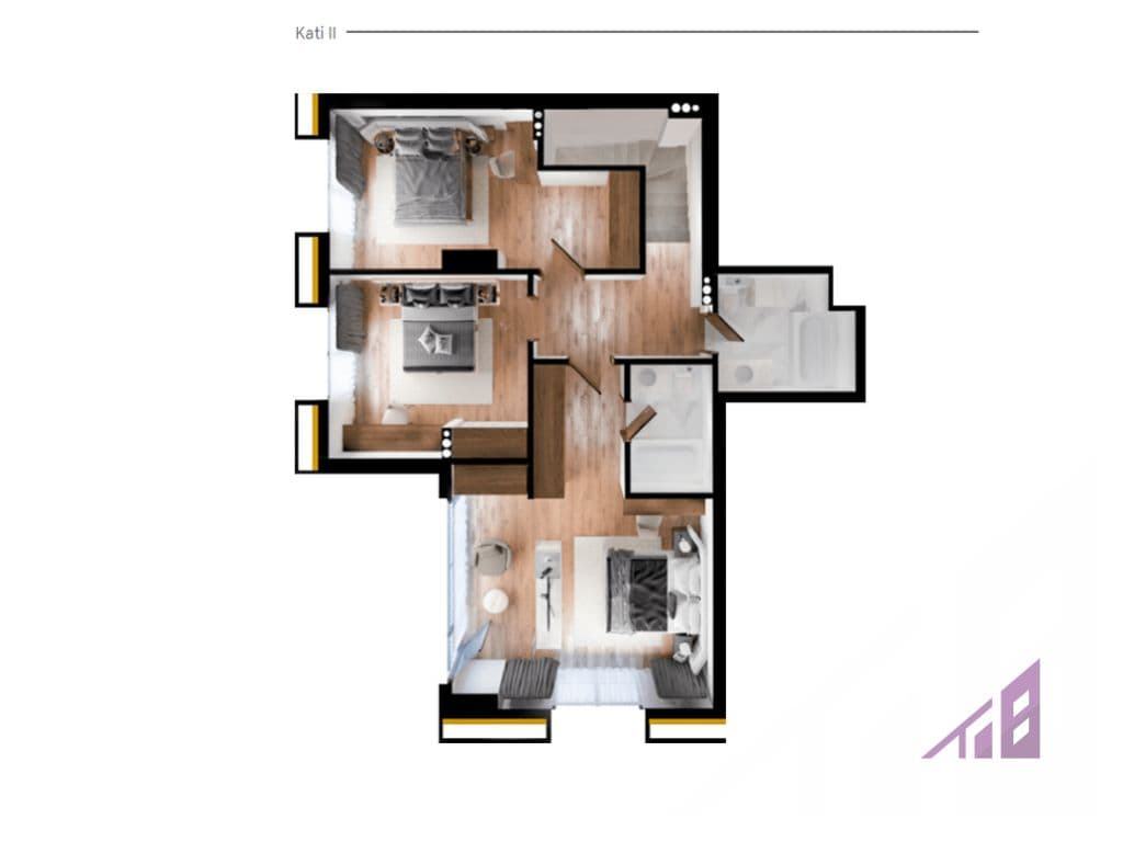 Duplex ne shitje 194m2 ne Prime Residence 2 2