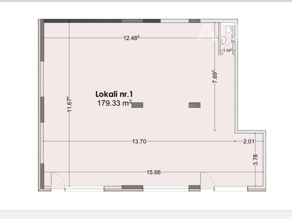 Lokal në shitje 330m² në lagjen Bregu i Diellit 3