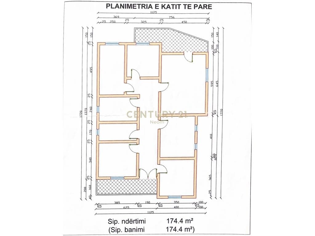 VILË PËR SHITJE - 526m² TEK FUSHA SPORTIT, LAPRAKË 3