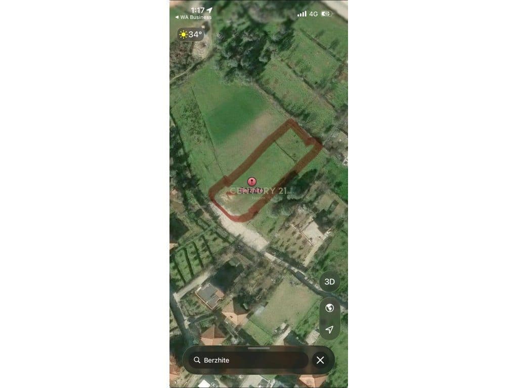Land for sale in Berzhite