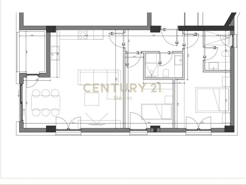 APARTAMENT 2+1 NE SHITJE – SUN PALACE, DHERMI 3
