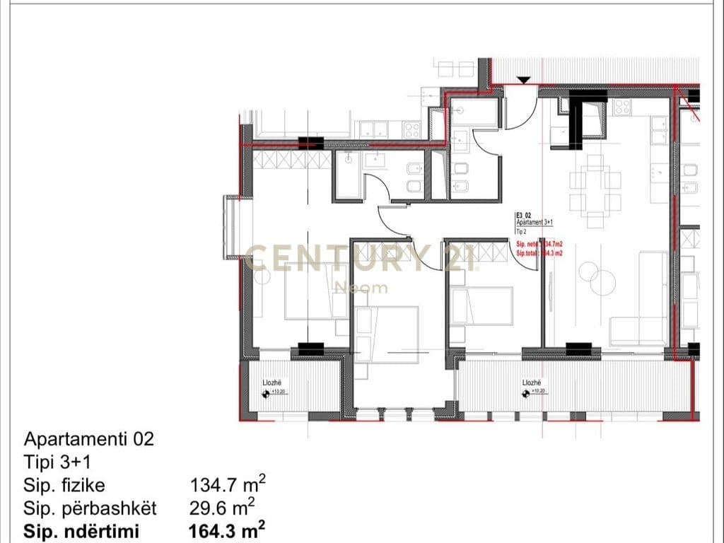 🌊 Shitet Apartament 3+1 | 164 m² | Morina City Residence, Dhërmi 4