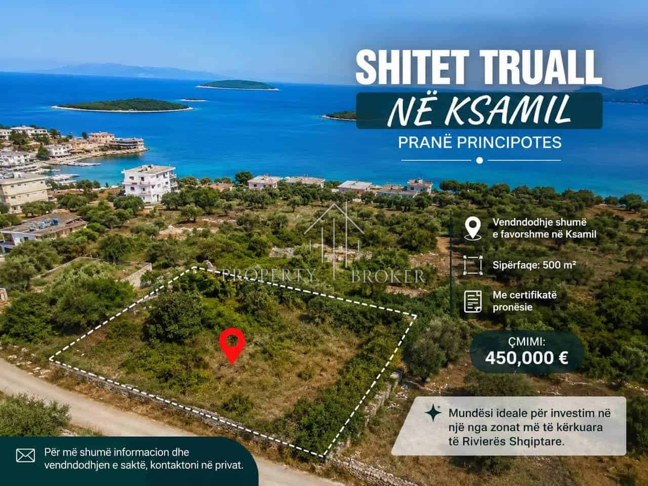 🏝️ SHITET TRUALL NË KSAMIL – PRANË PRINCIPOTES