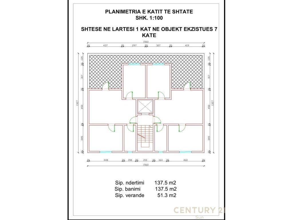 Penthouse Me Qira në 21 Dhjetori, Rruga Muhamet Gjollesha, Tiranë