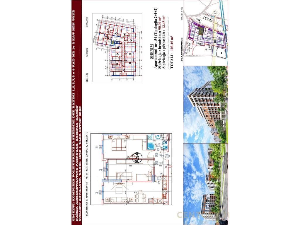 APARTAMENT 2+1 PER SHITJE NE PASKUQAN 3