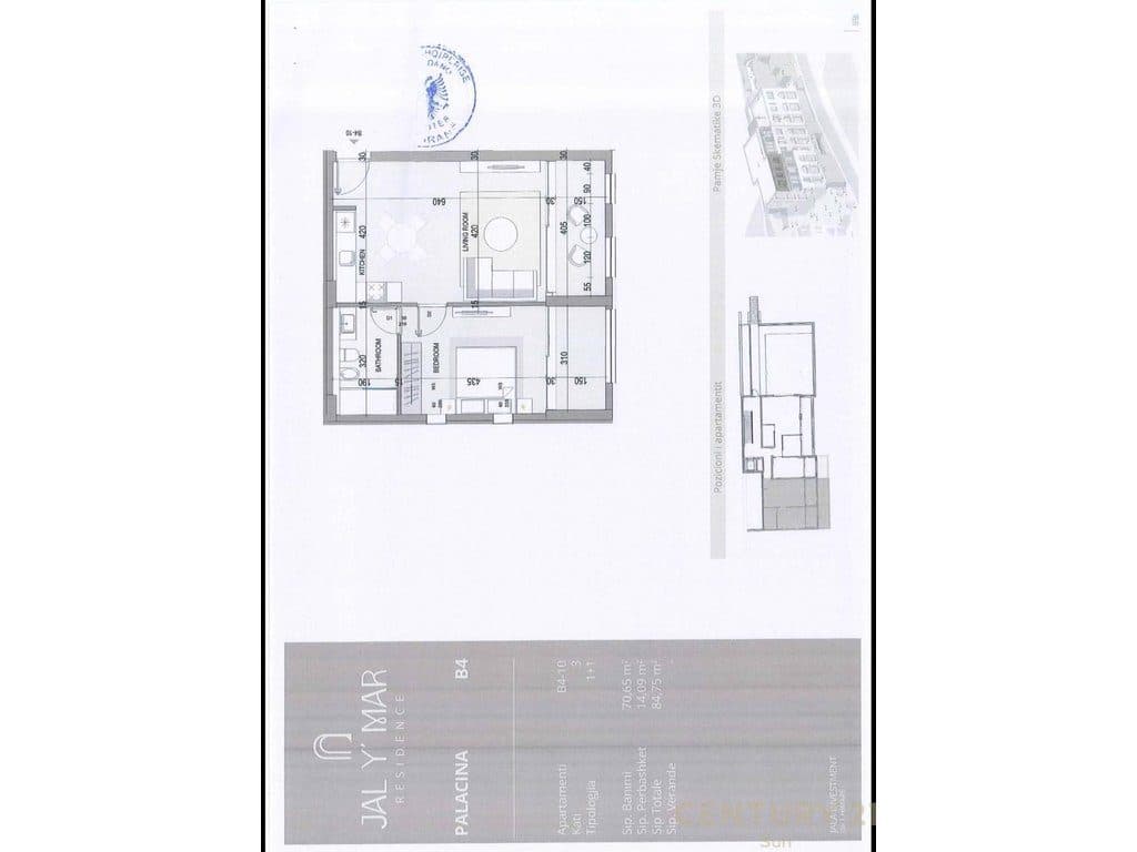 Apartament 1+1+parkim Për Shitje në Jal Y Mar Residence 2