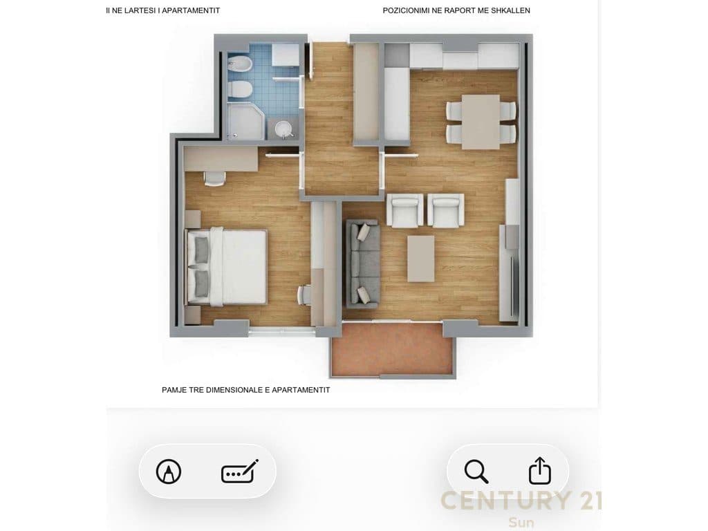 Apartament 1+1 Për Shitje në Irfan Tomini, Tiranë - 147,200.00€ | 69 m²