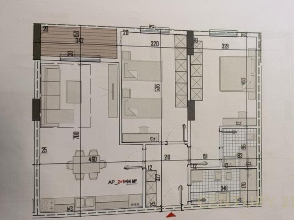 OKAZION! Apartament 2+1 Për Shitje në Paskuqan 1