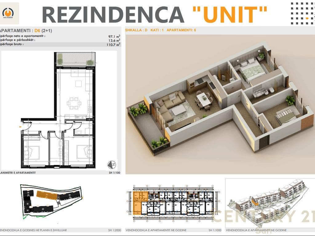 SHESIM APARTAMENT 2+1+2, PRANE TEG! 4