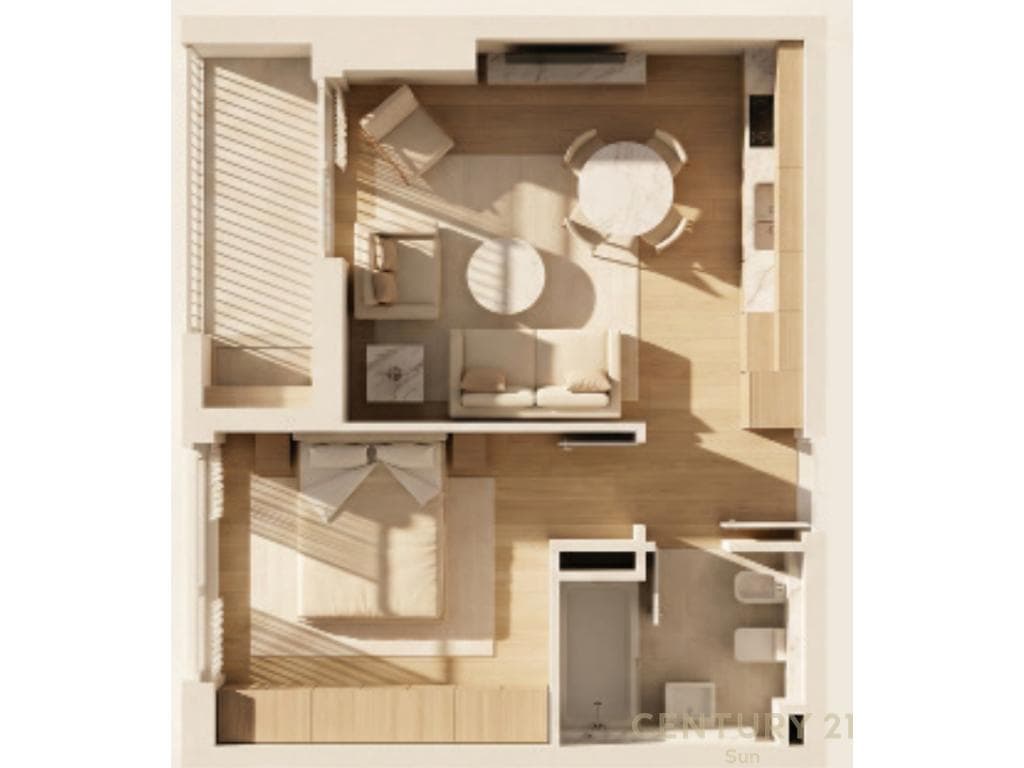 SHITET APARTAMENT 1+1 PRAPA CASA ITALIA
