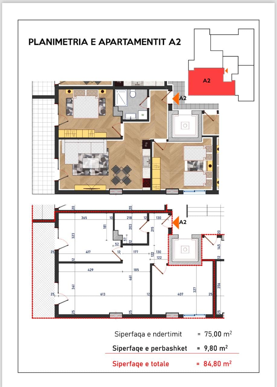 Shitet Apartament 2+1 | Plazh Iliria, Durrës 2