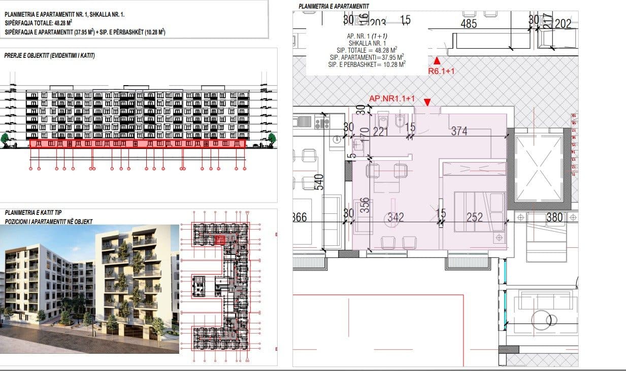 Shitet Apartament 1+1 | Ndërtim i Ri, Pranë Detit 3