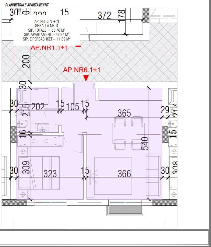Shitet Apartament 1+1 | Ndërtim i Ri, Pranë Detit 3