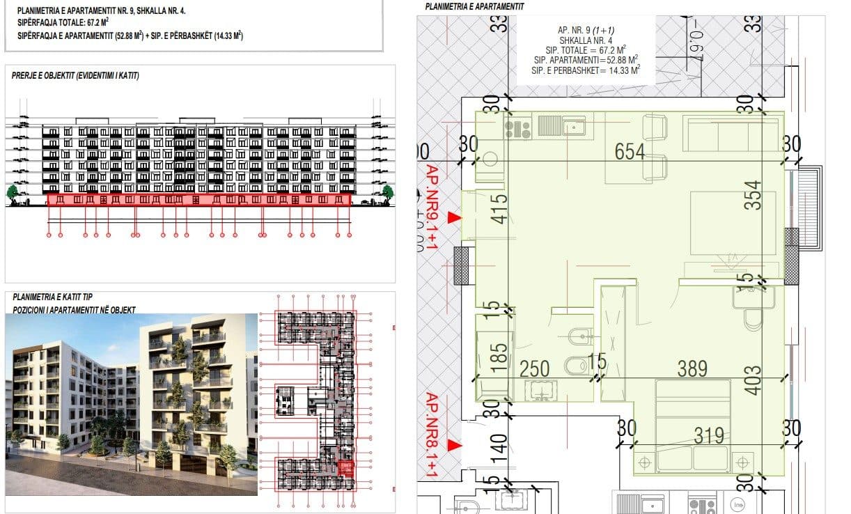 Shitet Apartament 1+1 | Ndërtim i Ri, Pranë Detit 2