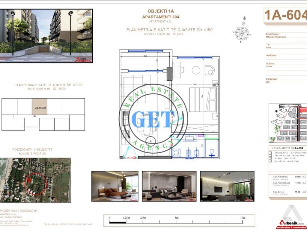 Shiten Apartamente 1+1 & Garazhe | Rezidenca Liburna, Golem 3