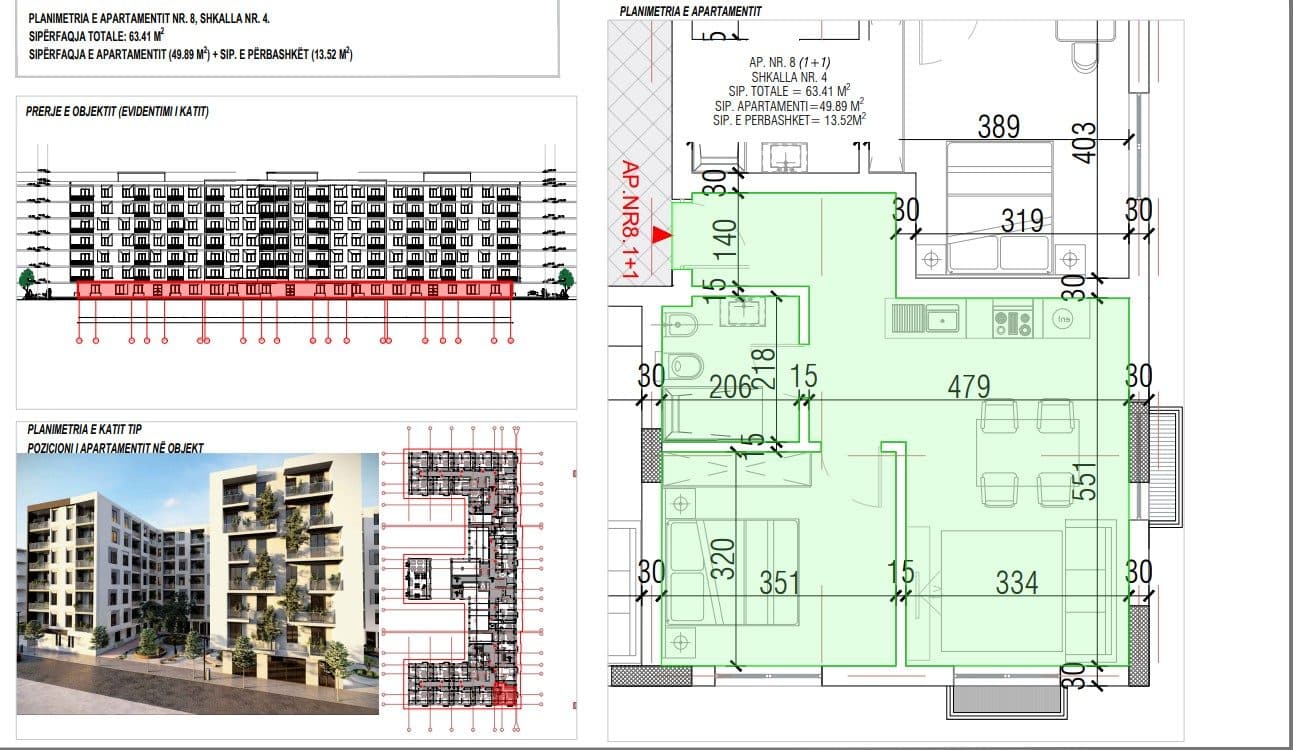 Shitet Apartament 1+1 | Ndërtim i Ri, Pranë Detit 2