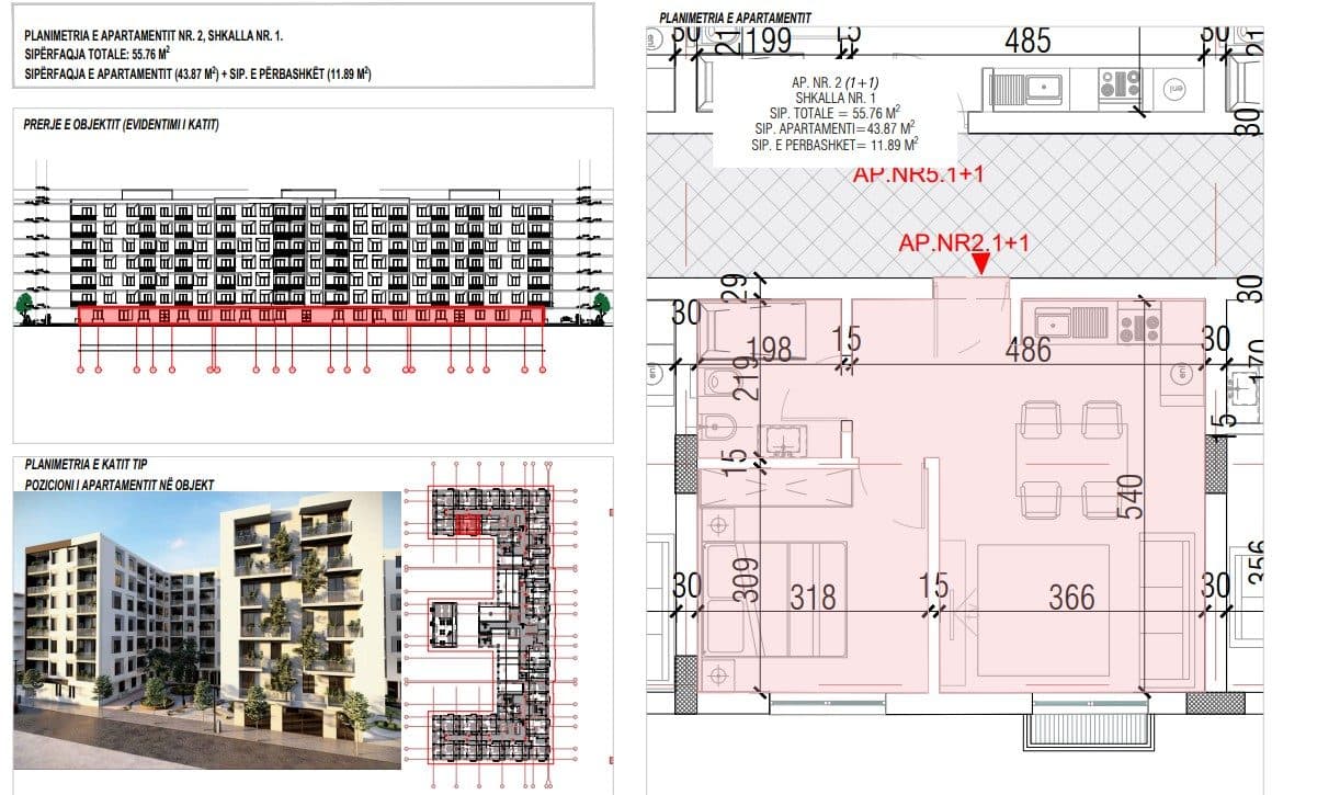 Shitet Apartament 1+1 | Ndërtim i Ri, Pranë Detit 2