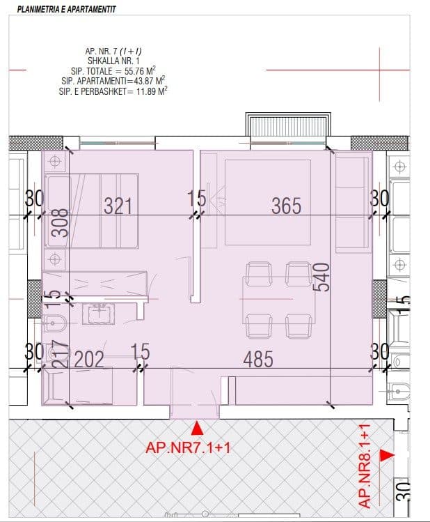 Shitet Apartament 1+1 | Ndërtim i Ri, Pranë Detit 3