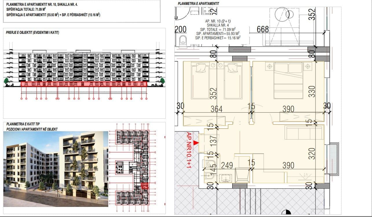 Shitet Apartament 2+1 | Ndërtim i Ri, Pranë Detit 2