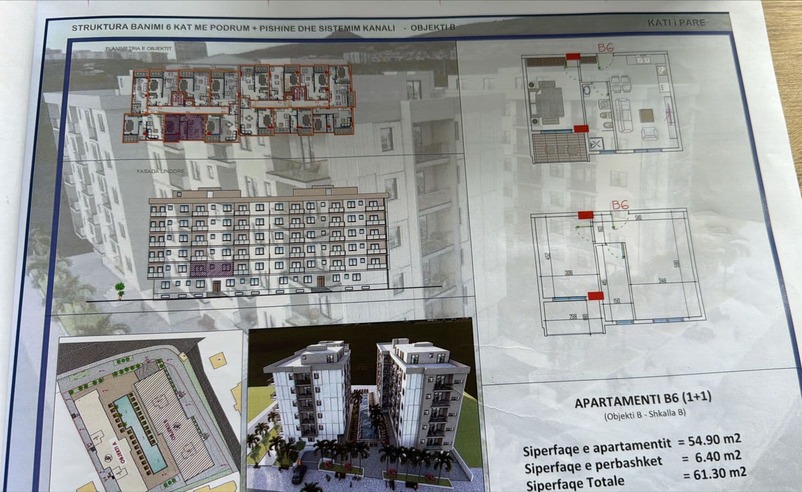 Shitet Apartament 1+1 | Mali i Robit, Durrës 4