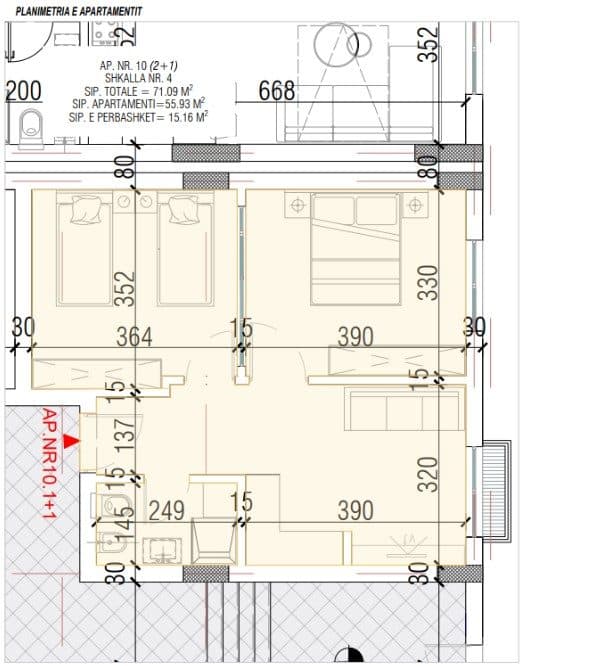Shitet Apartament 2+1 | Ndërtim i Ri, Pranë Detit 3