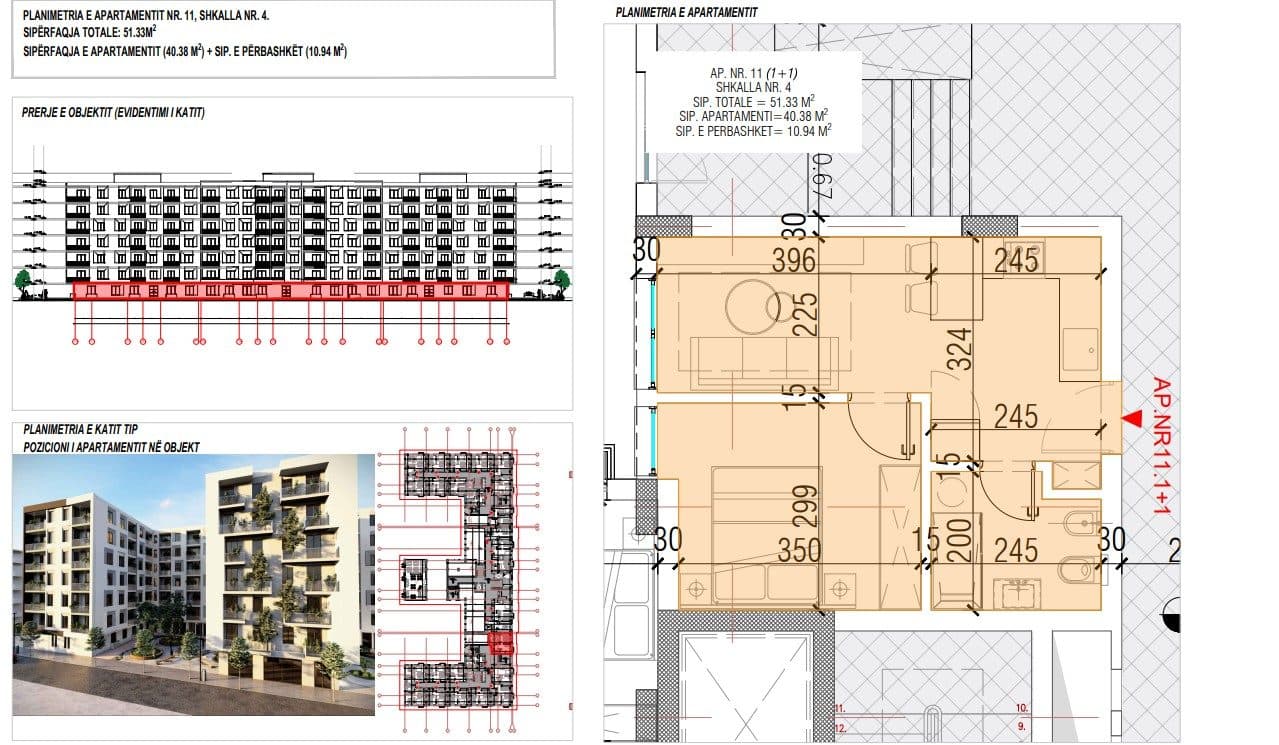Shitet Apartament 1+1 | Ndërtim i Ri, Pranë Detit 2