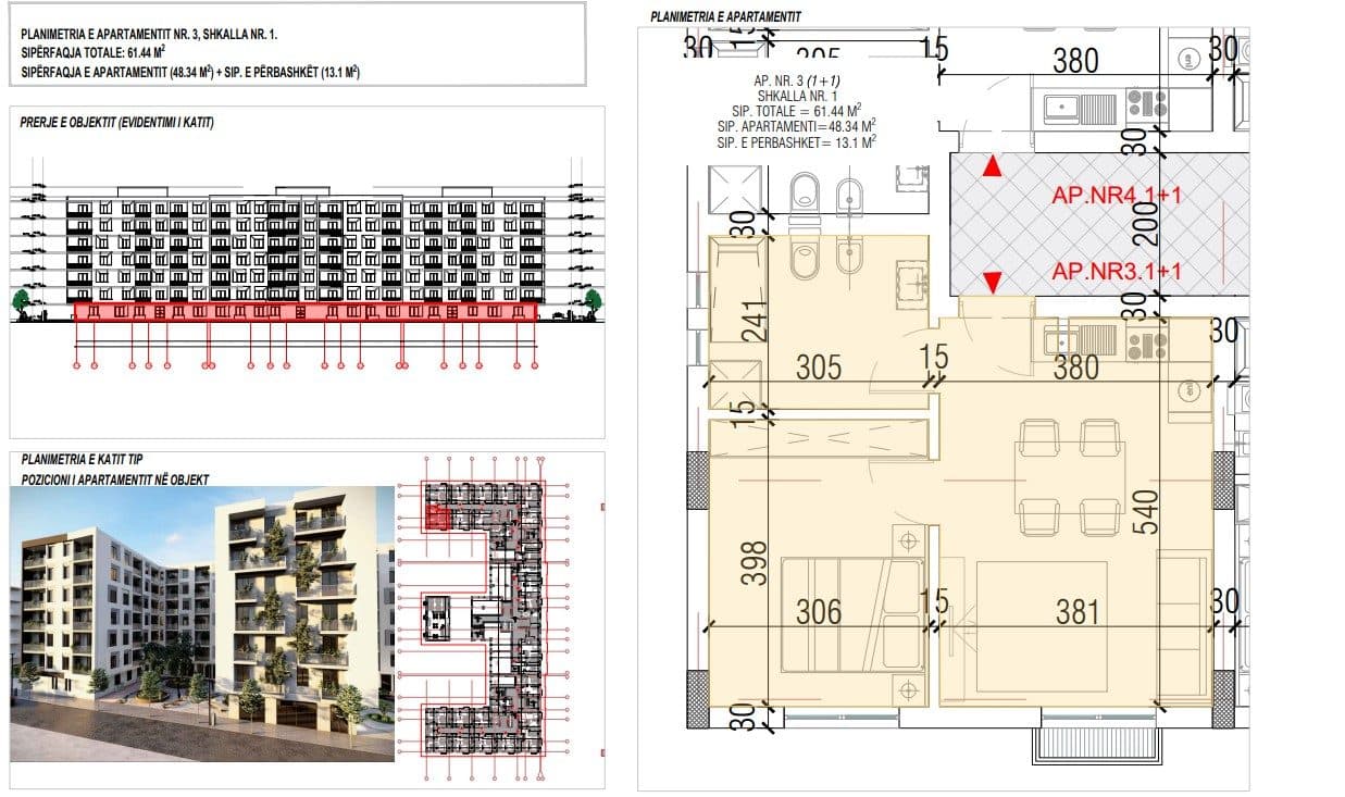 Shitet Apartament 1+1 | Ndërtim i Ri, Pranë Detit 2