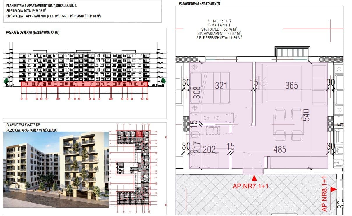 Shitet Apartament 1+1 | Ndërtim i Ri, Pranë Detit 2