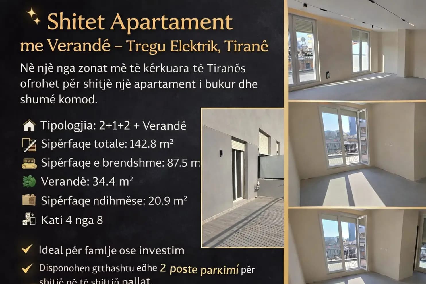 Apartment Në Shitje Në Tiranë